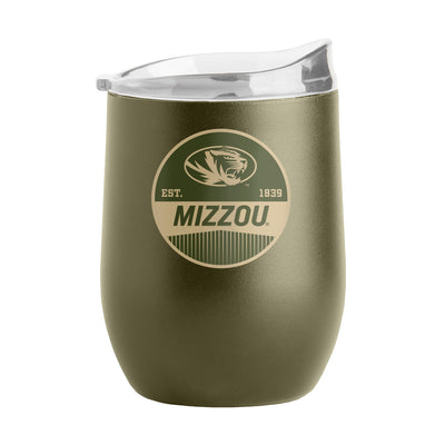 Missouri 16oz Badge Powder Coat Curved Bev - Logo Brands