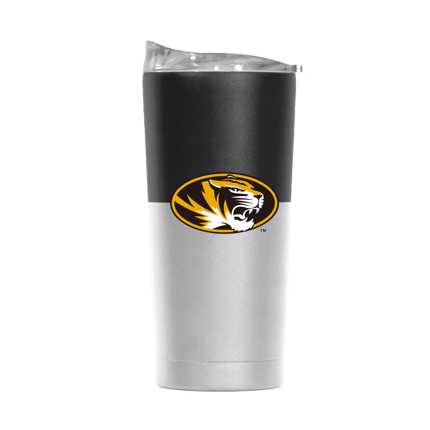 Missouri 20oz Colorblock White Powder Coat Tumbler - Logo Brands