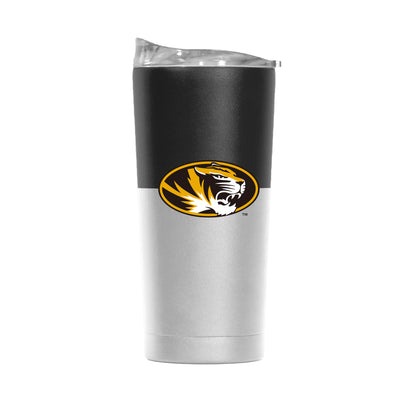 Missouri 20oz Colorblock White Powder Coat Tumbler - Logo Brands