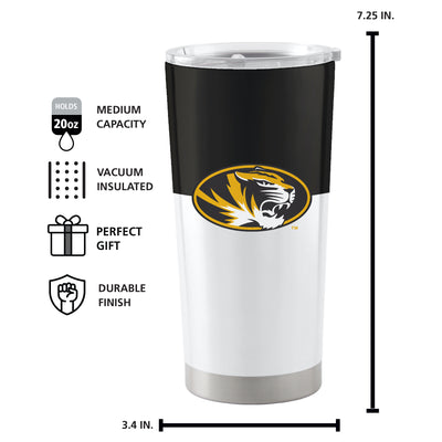 Missouri Colorblock 20oz Stainless Tumbler