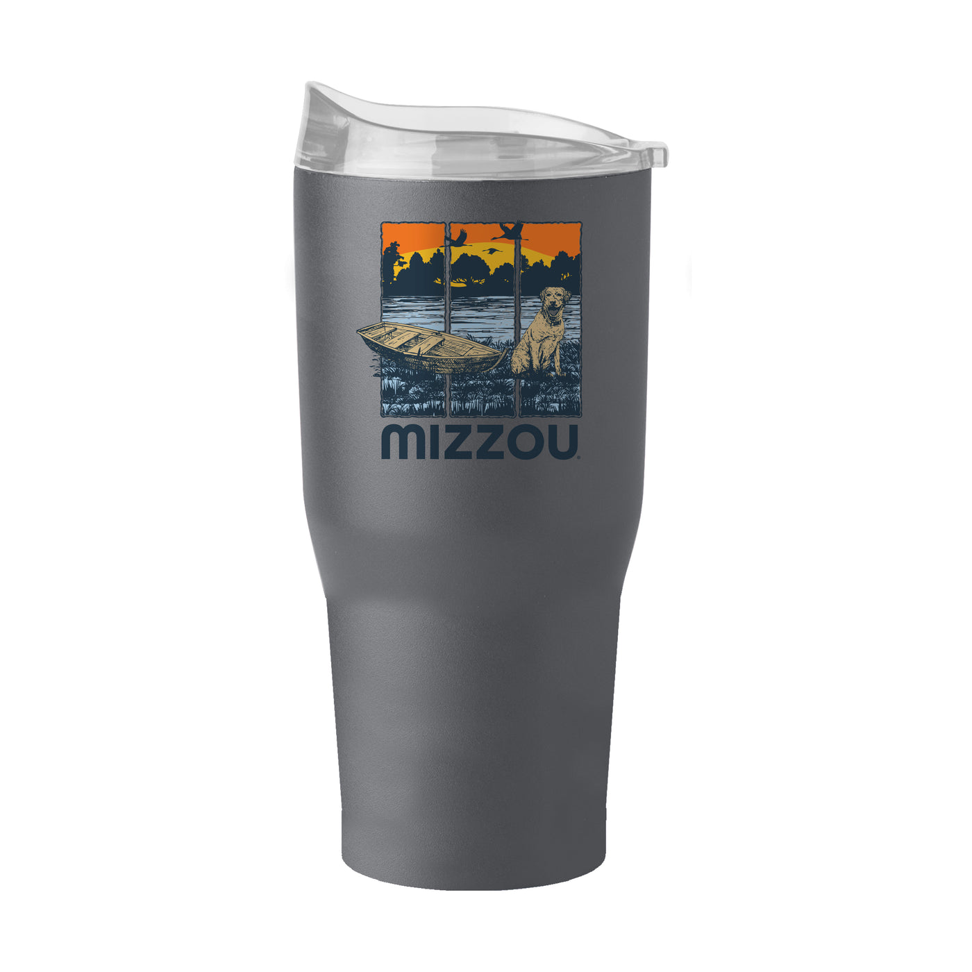 Missouri Lake Vibes 30oz Charcoal Powder Coat Tumbler