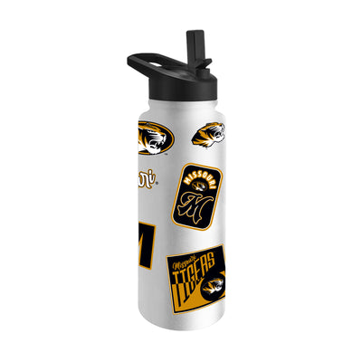 Missouri 34oz White Dreamweave Quencher Bottle