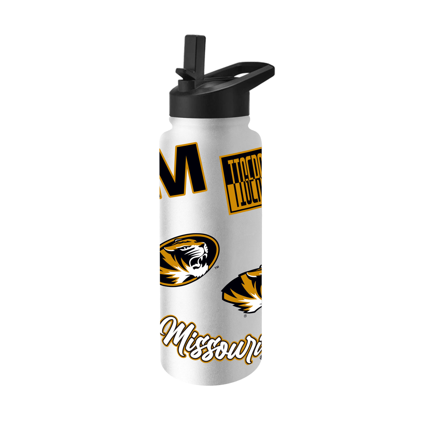 Missouri 34oz White Dreamweave Quencher Bottle