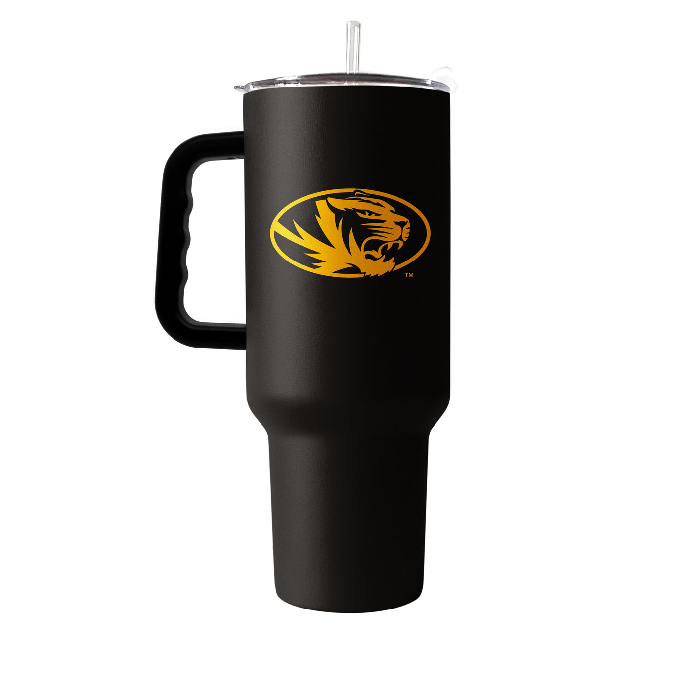 Missouri Gold Logo 40oz Flipside Powder Coat Tumbler