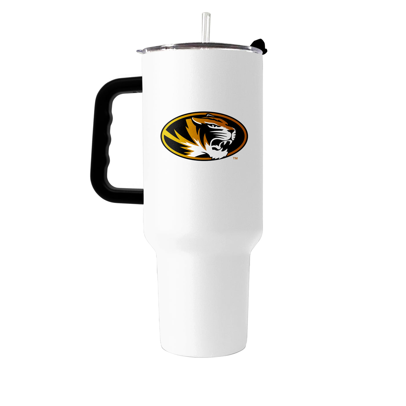 Missouri White 40oz Flipside Powder Coat Tumbler