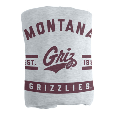 Montana Athletic Gray Sublimated Sweatshirt Blanket