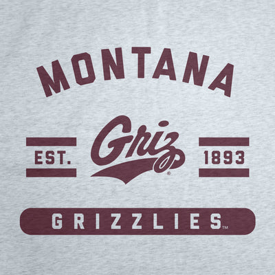 Montana Athletic Gray Sublimated Sweatshirt Blanket