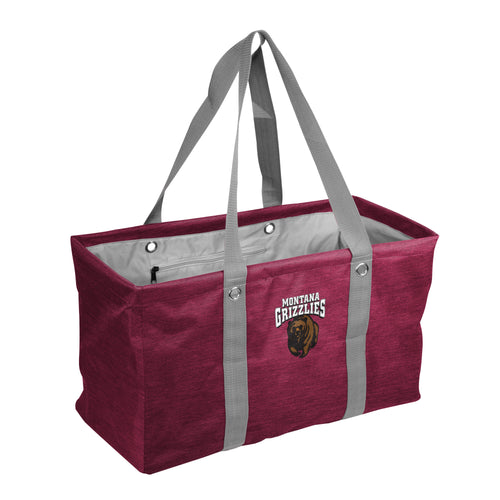 Montana Picnic Crosshatch Caddy bag by Logo Brands featuring durable crosshatch fabric and multiple compartments for outdoor use.