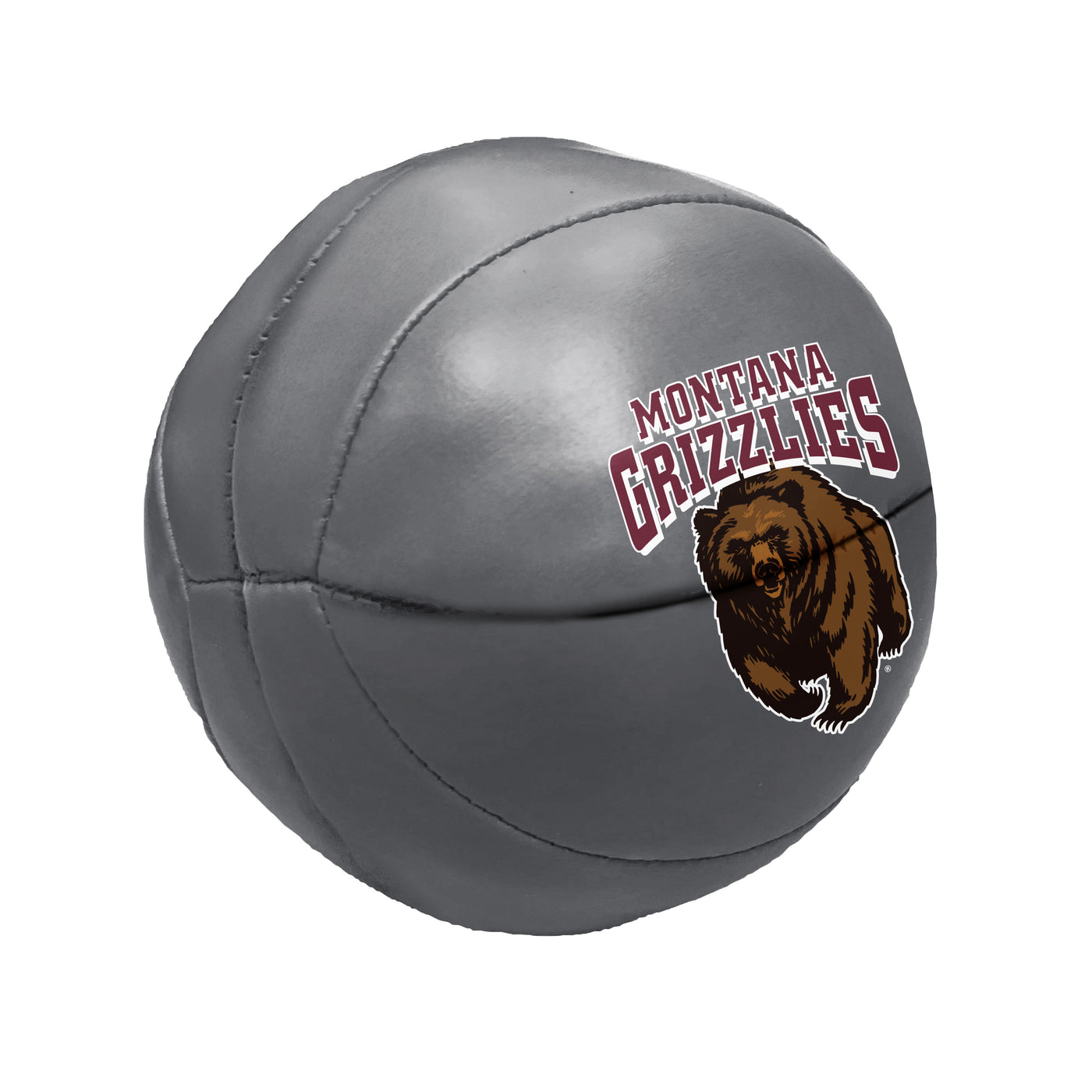 University of Montana Charcaol Micro Soft Basketball f/ Primary Logo