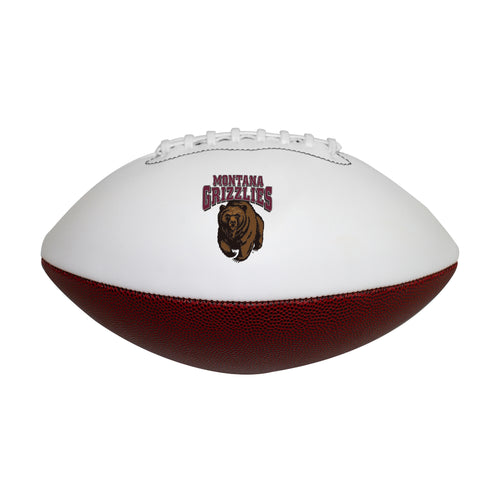 Montana Official-Size Autograph Football by Logo Brands with authentic player signature for recreational use.