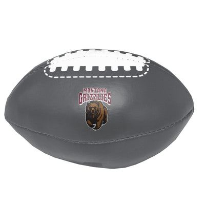 University of Montana Charcoal Micro Soft Football f/ Primary Logo