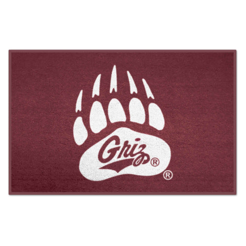 University of Montana starter mat by Logo Brands featuring team logo and colors, ideal for sports and game day displays.