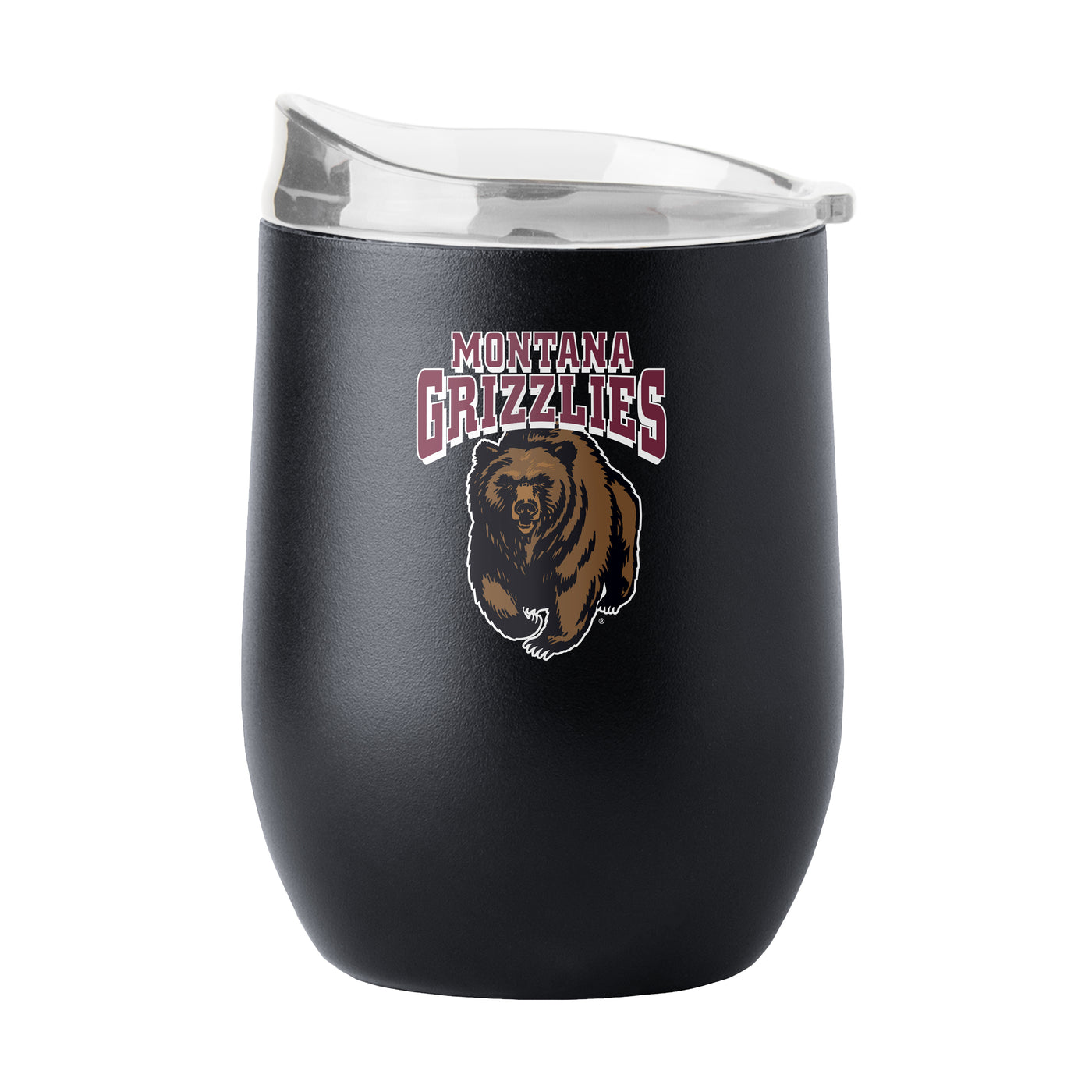 Montana Black 16oz Powder Coat Curved Bev
