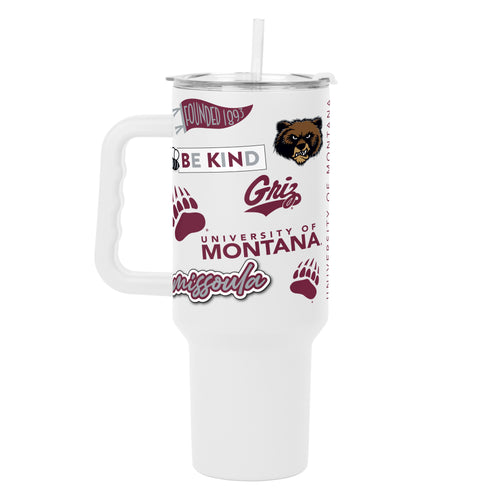Montana 40oz Native Powder Coat Tumbler in drinkware, with colorful Native design and durable powder-coated finish, Logo Brands.