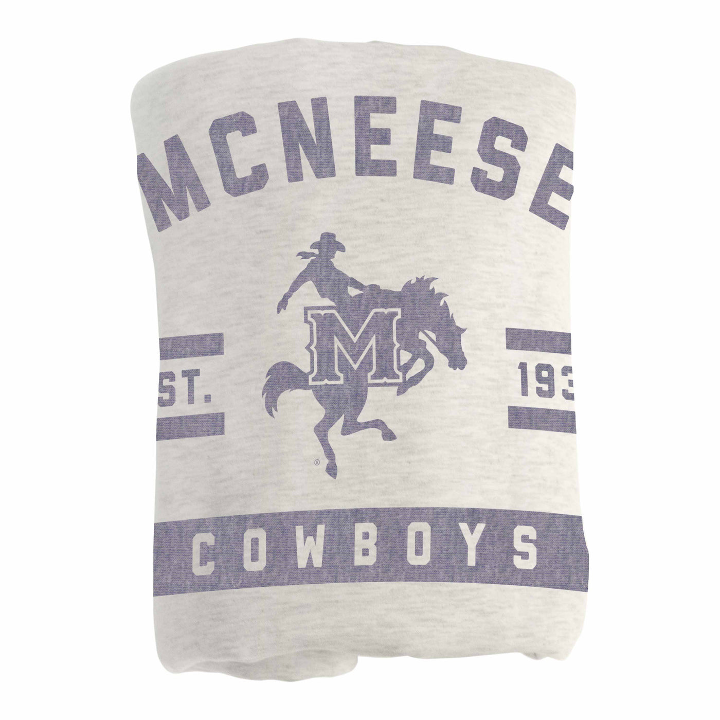 McNeese State Oatmeal Sweatshirt Blanket - Logo Brands