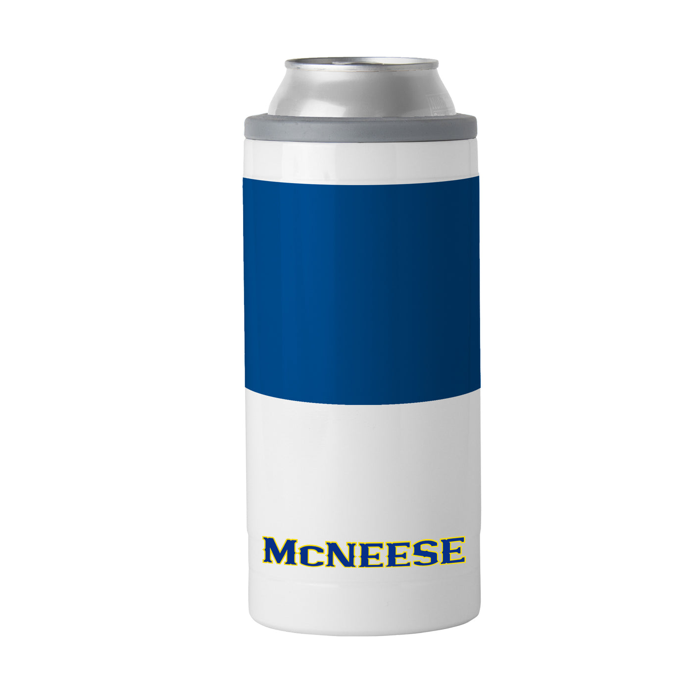 McNeese State 12oz Colorblock Slim Can Coolie