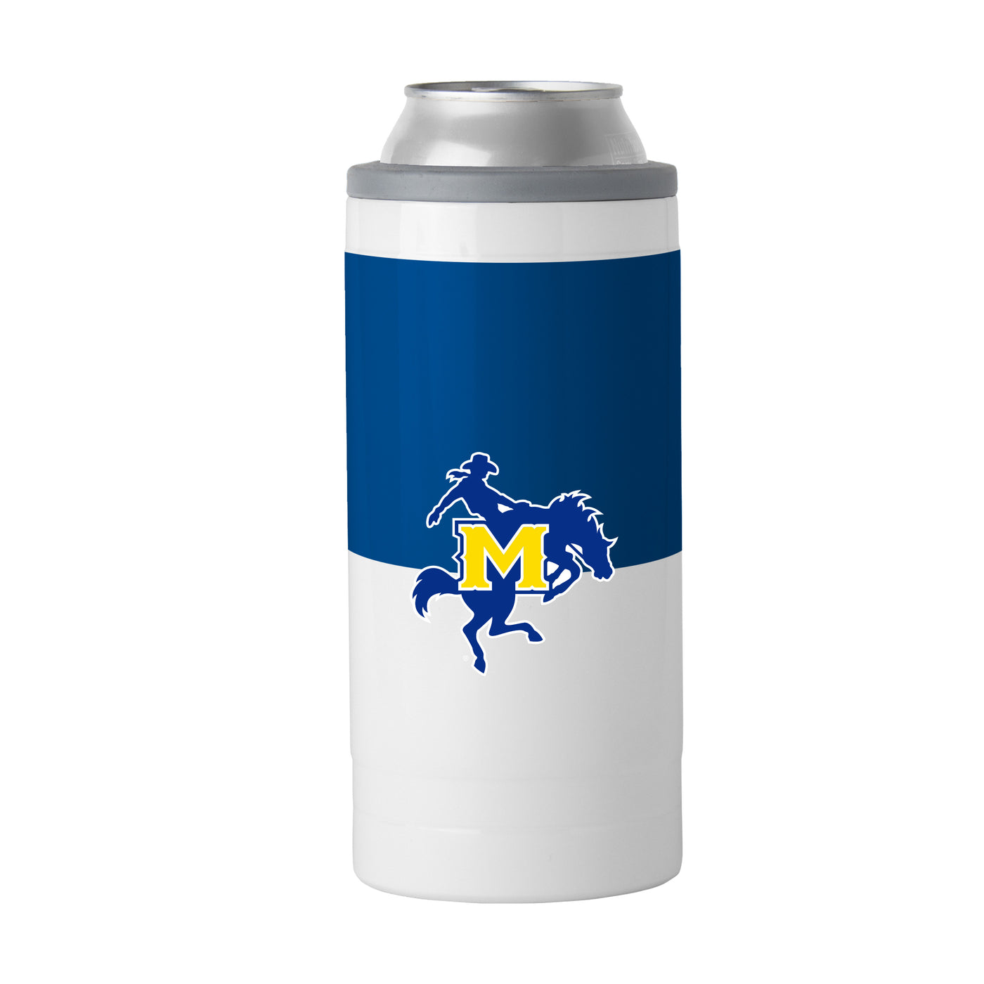 McNeese State 12oz Colorblock Slim Can Coolie
