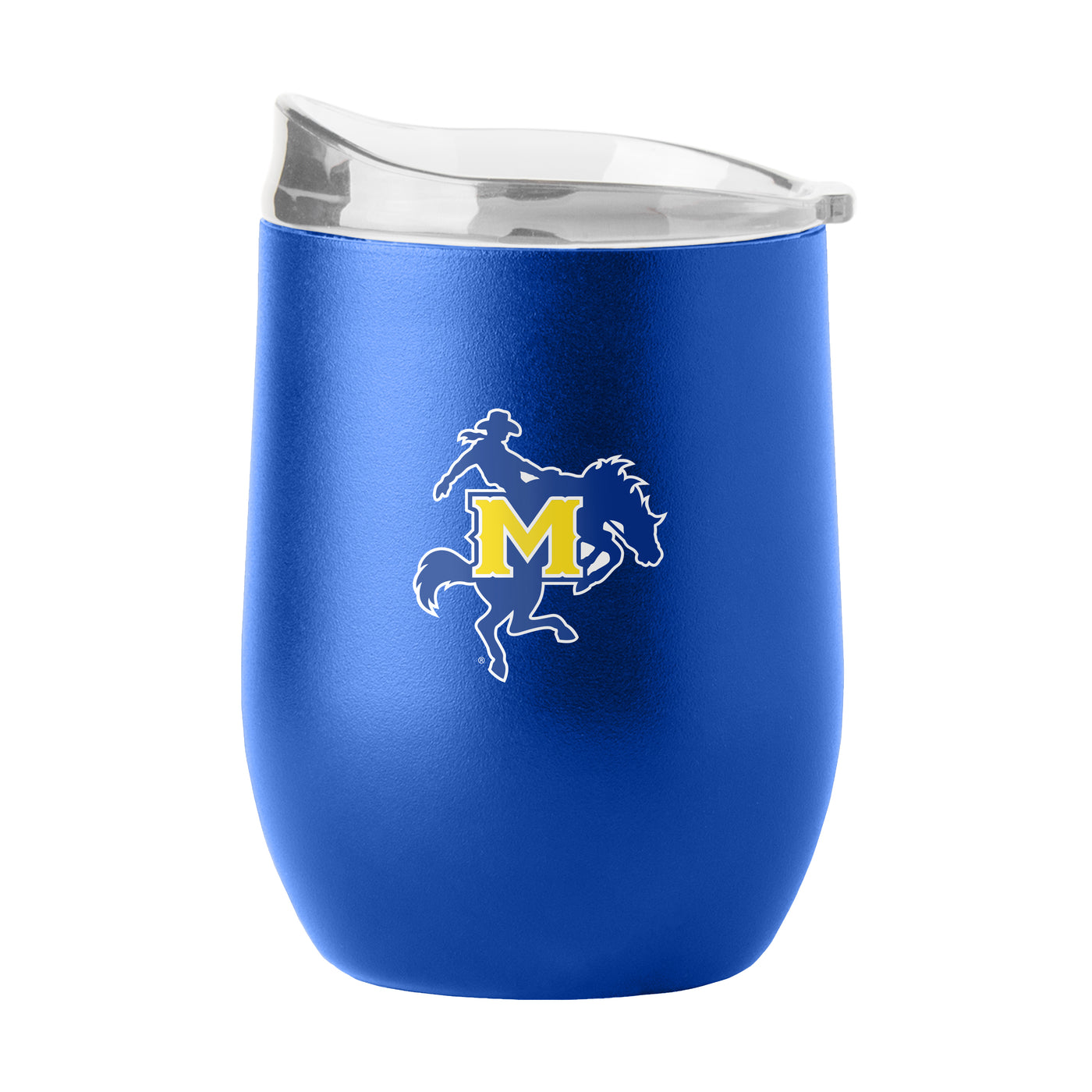 McNeese State 16oz Flipside Powder Coat Curved Bev