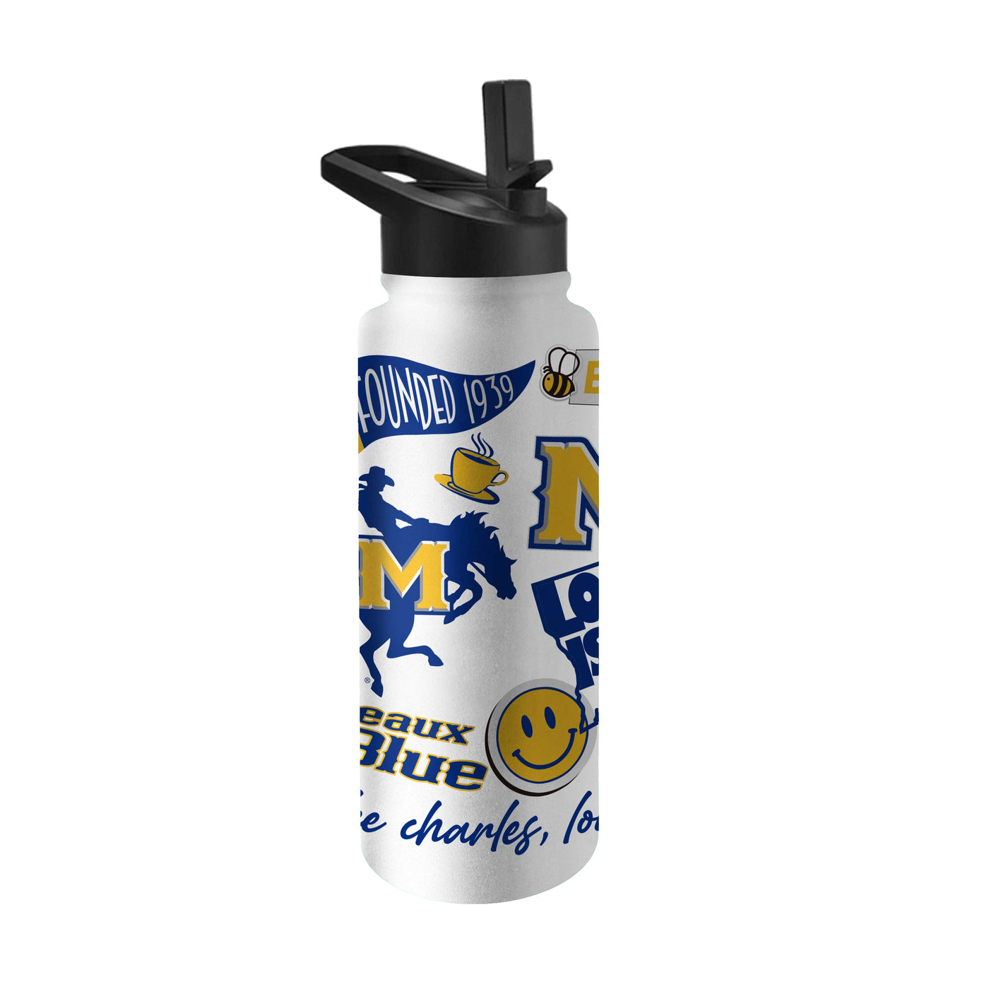 McNeese State 34oz Native Quencher Bottle