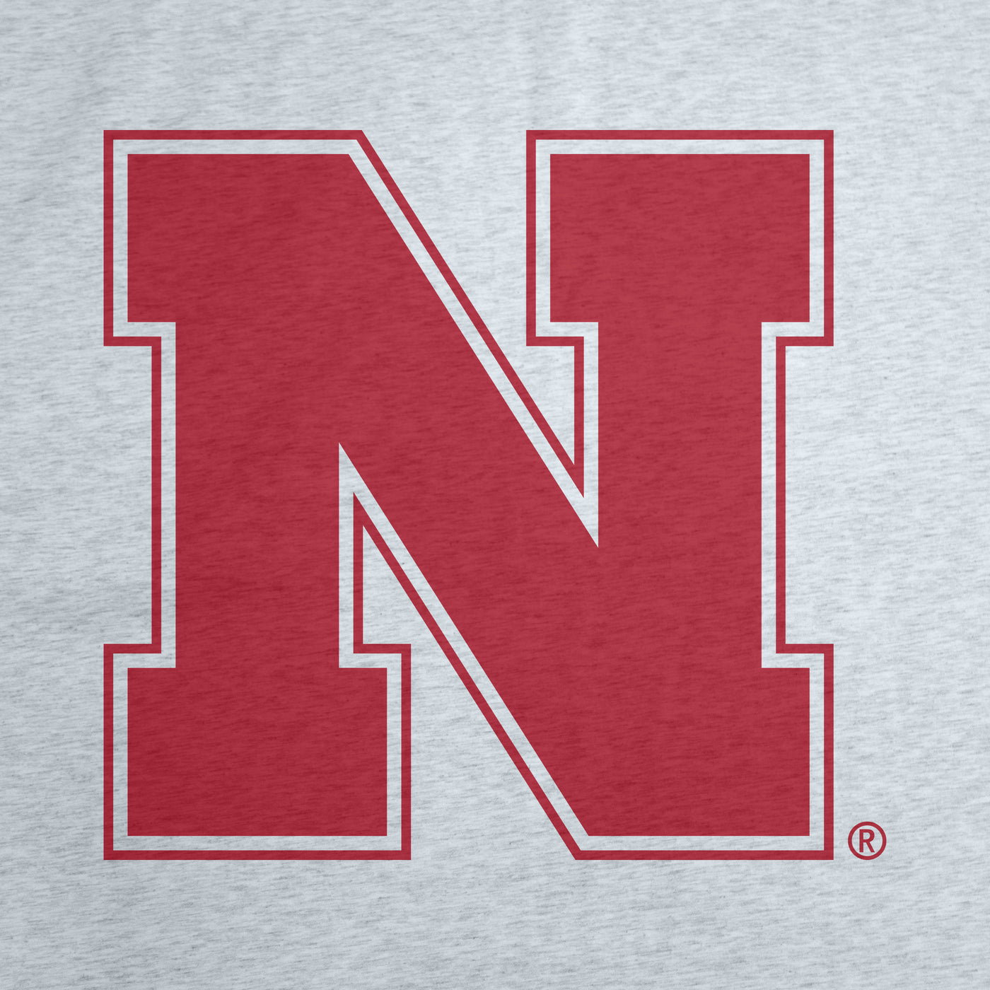 Nebraska Athletic Gray Sublimated Sweatshirt Blanket