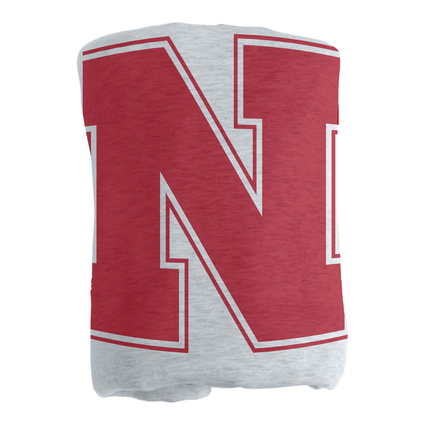 Nebraska Athletic Gray Sublimated Sweatshirt Blanket