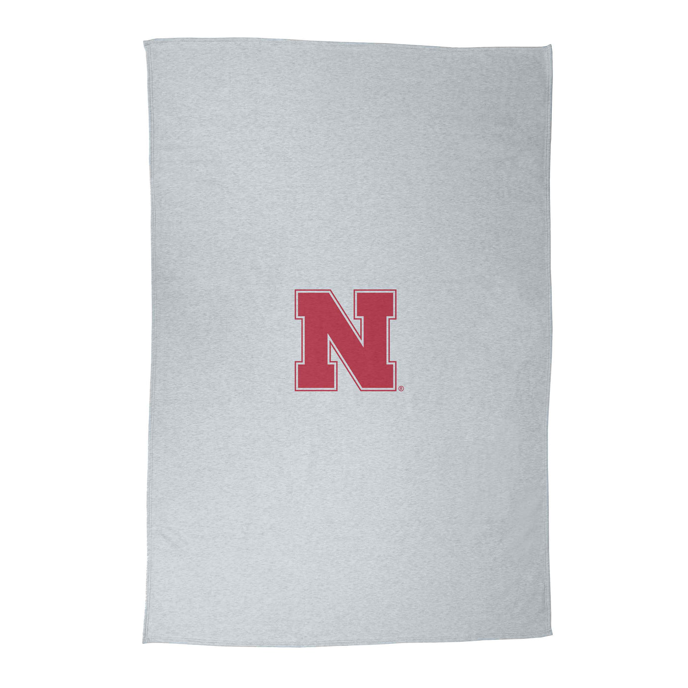 Nebraska Athletic Gray Sublimated Sweatshirt Blanket