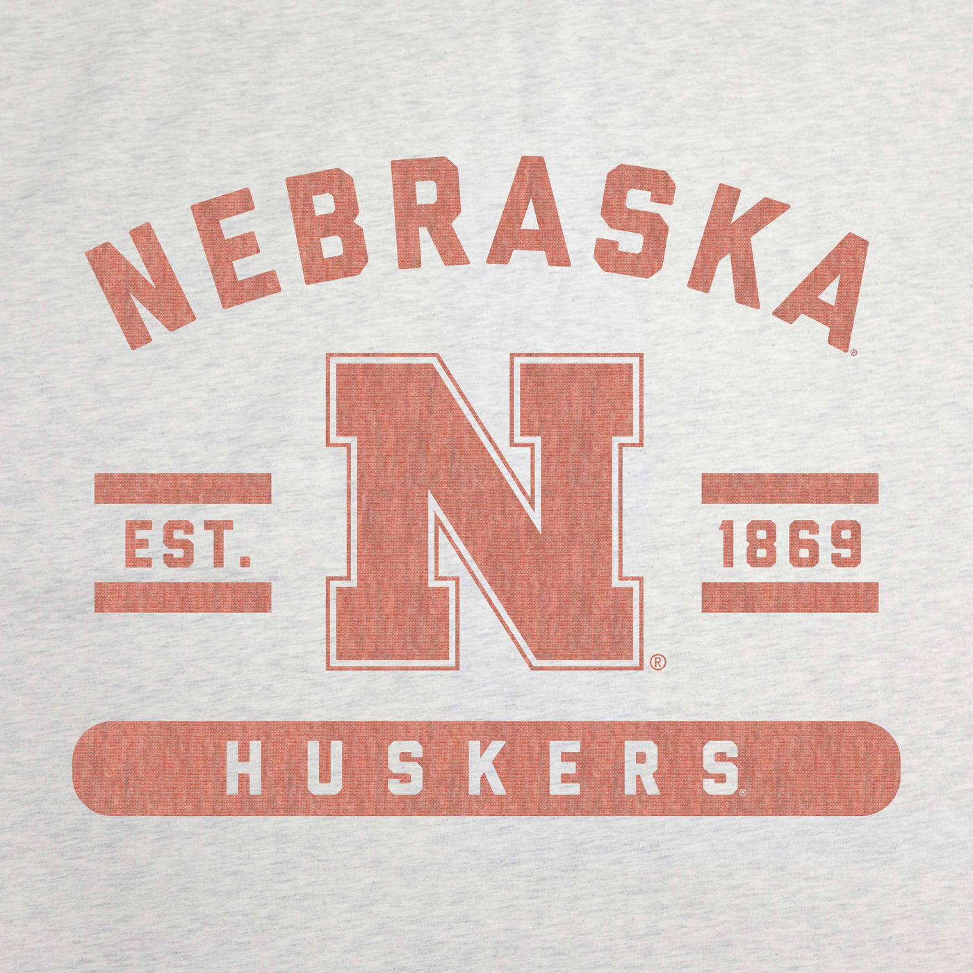 Nebraska Oatmeal Sweatshirt Blanket