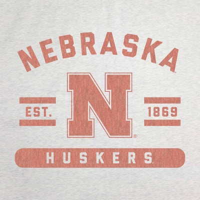 Nebraska Oatmeal Sweatshirt Blanket