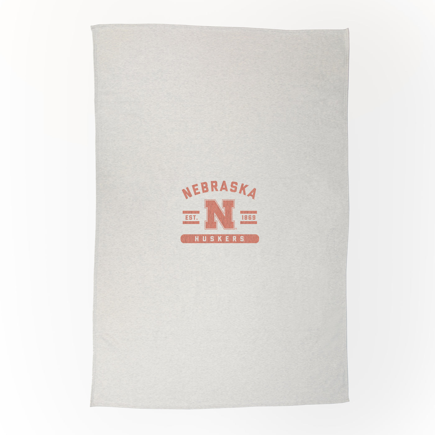 Nebraska Oatmeal Sweatshirt Blanket