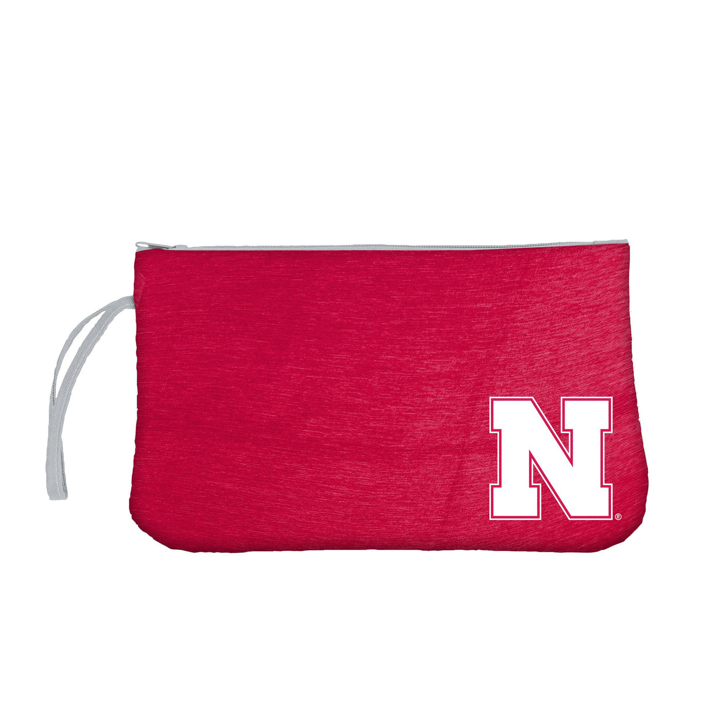 Nebraska Crosshatch Wristlet