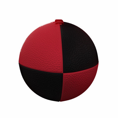 Nebraska Pinwheel Logo Junior Size Rubber Football - Logo Brands