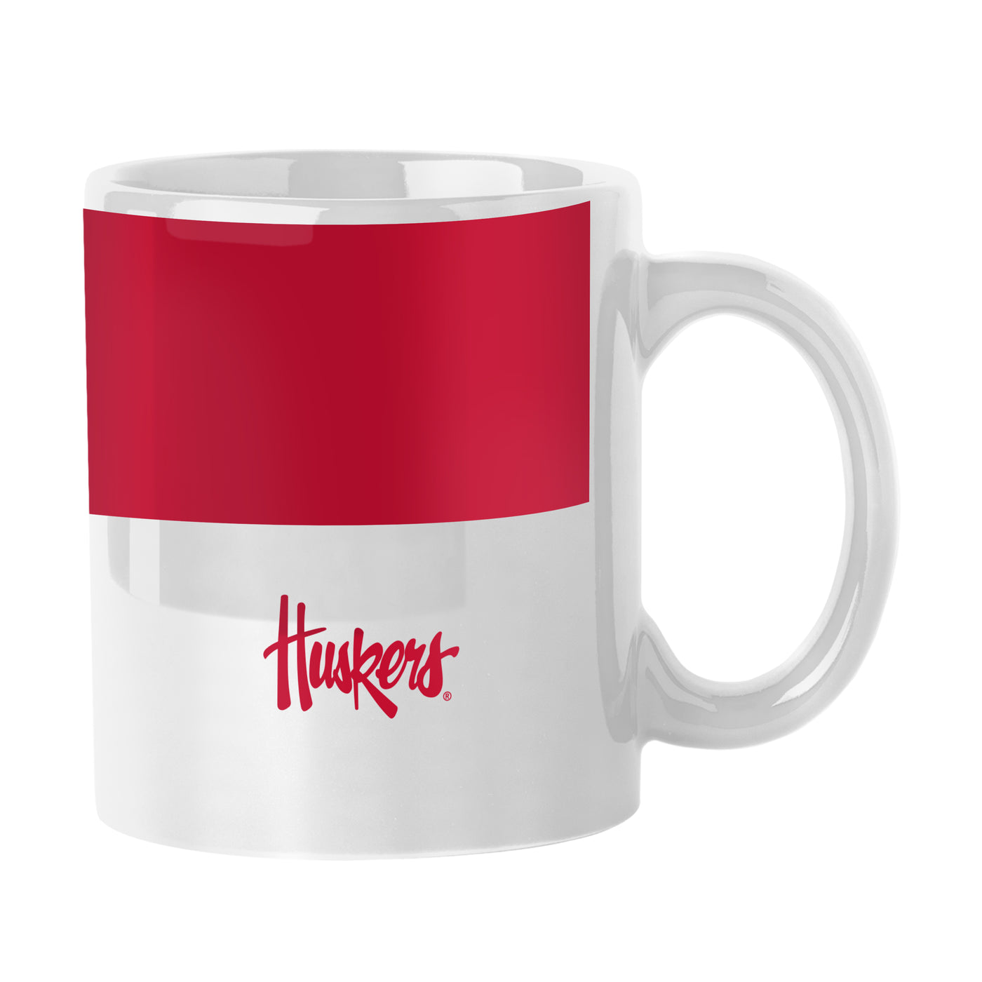 Nebraska 11oz Colorblock Sublimated Mug