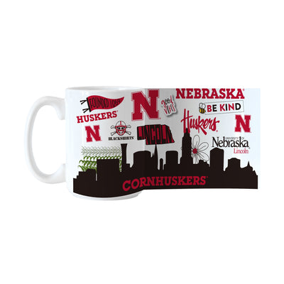 Nebraska 15oz Native Sublimated Mug