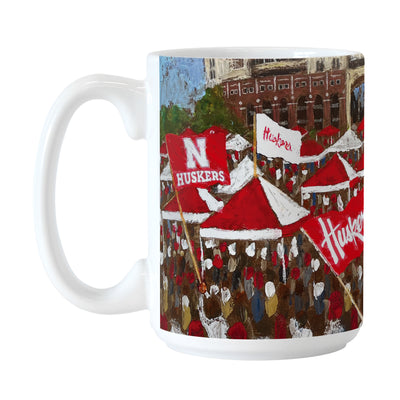 Nebraska 15oz Collector Sublimated Mug