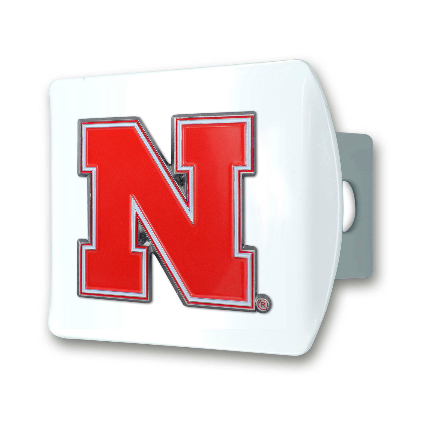 University of Nebraska Color on White Hitch Cover