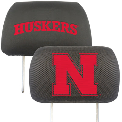 University of Nebraska Head Rest Cover