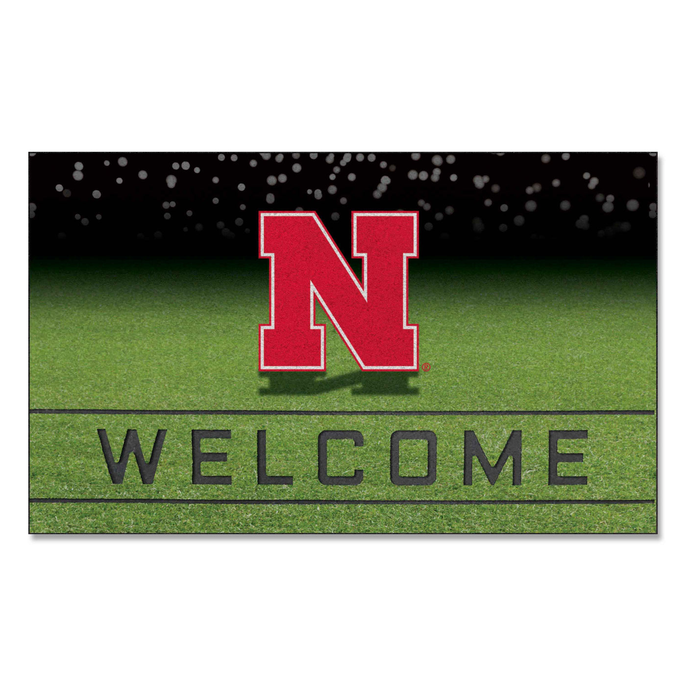 University of Nebraska Crumb Rubber Door Mat