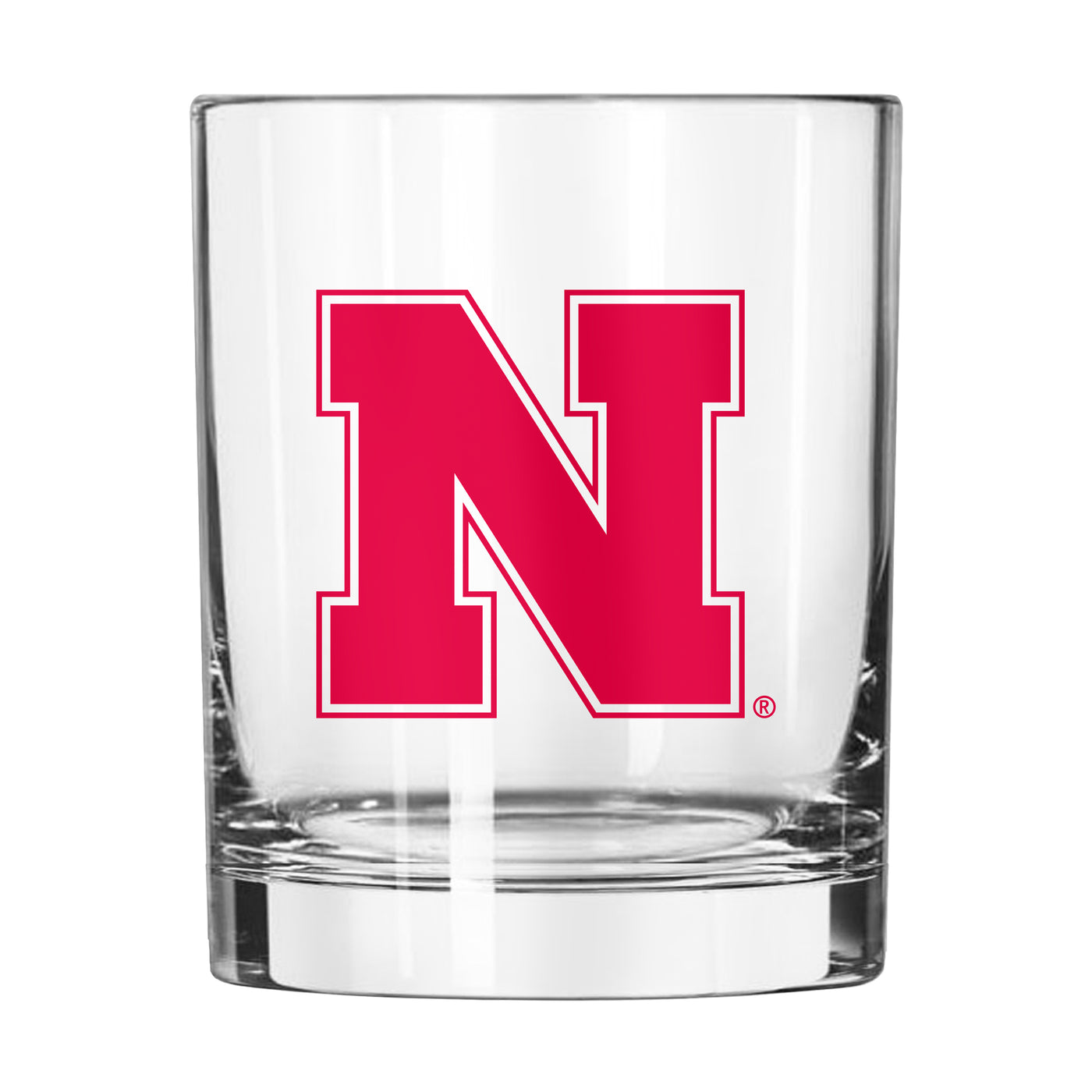 Nebraska 14oz Gameday Rocks Glass