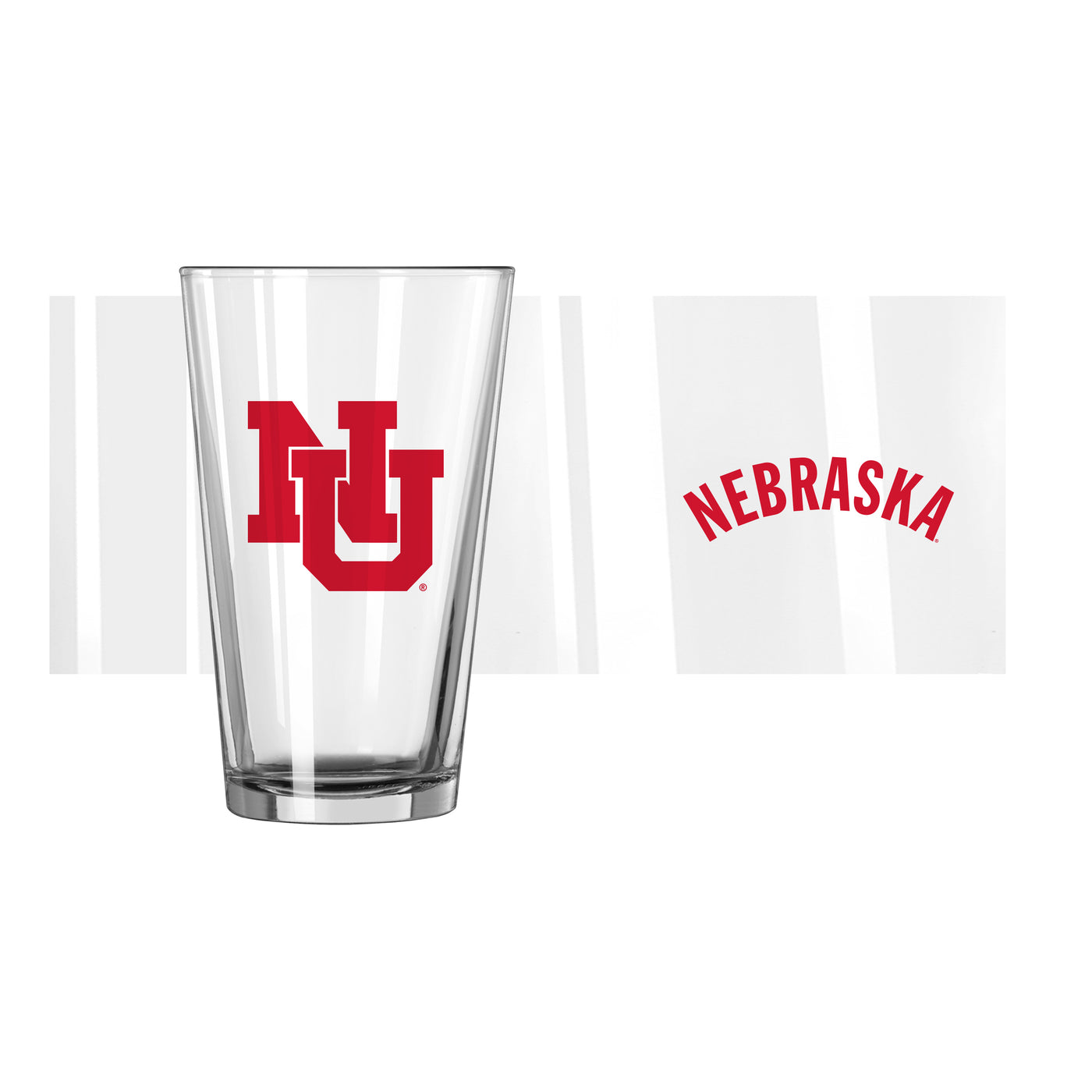 Nebraska 16oz Retro Pint Glass