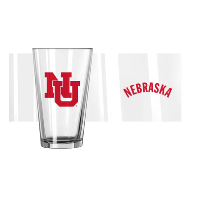 Nebraska 16oz Retro Pint Glass