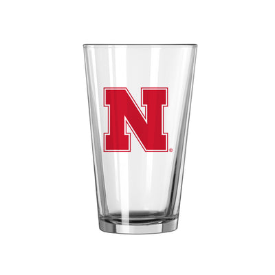 Nebraska 16oz Logo Pint Glass - Logo Brands
