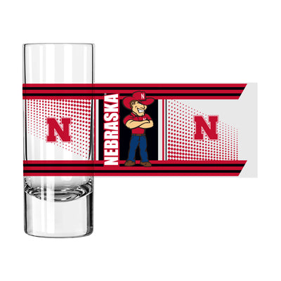 Nebraska 2.5oz Hero Shooter Glass