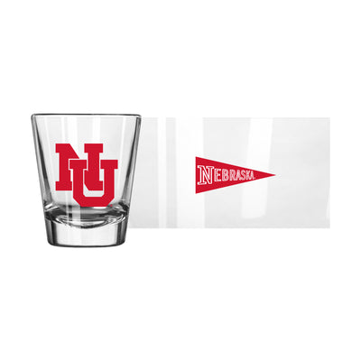 Nebraska 2oz Retro Shot Glass