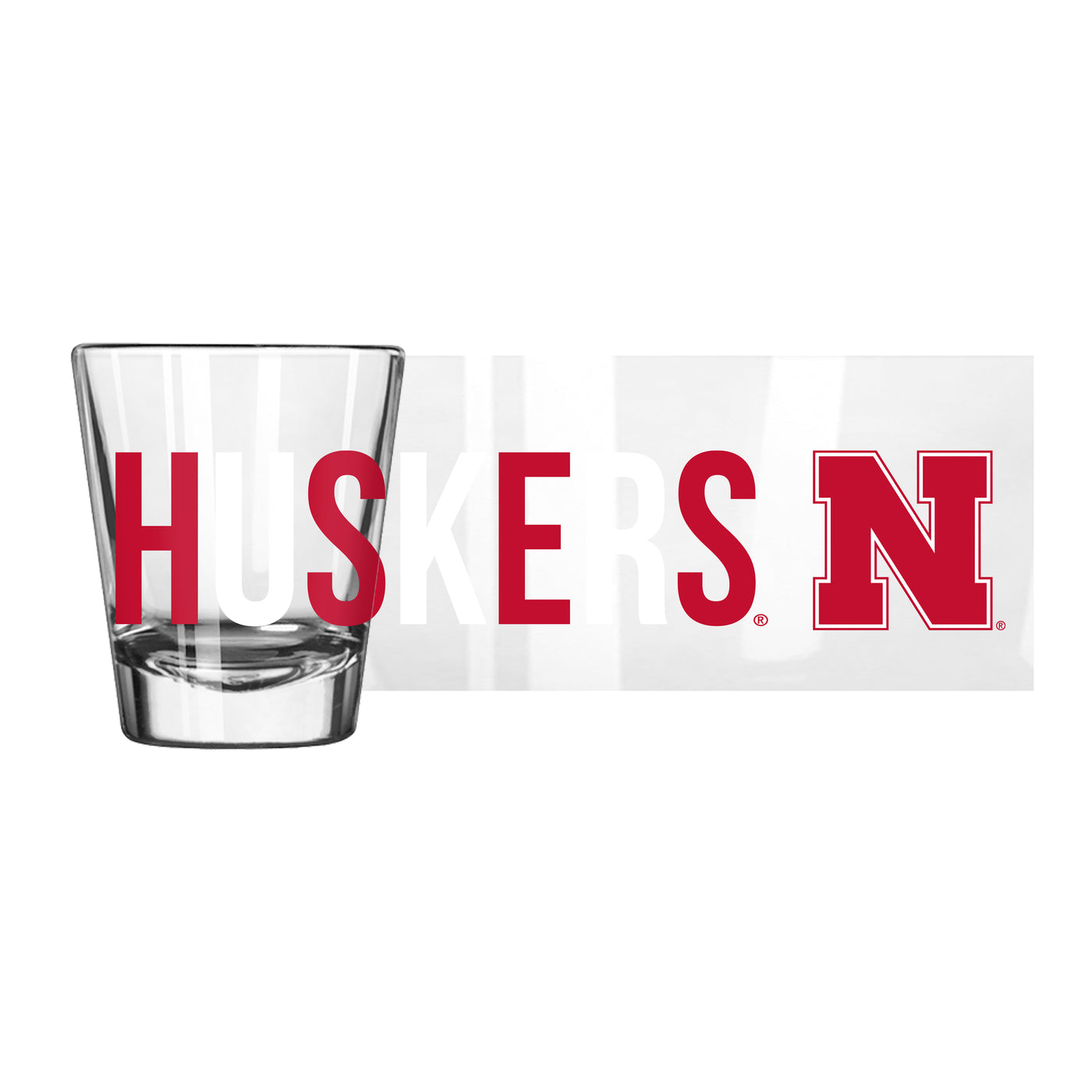 Nebraska 2oz Overtime Shot Glass