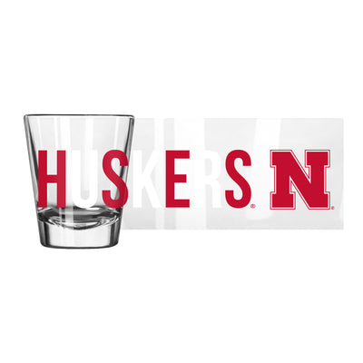 Nebraska 2oz Overtime Shot Glass
