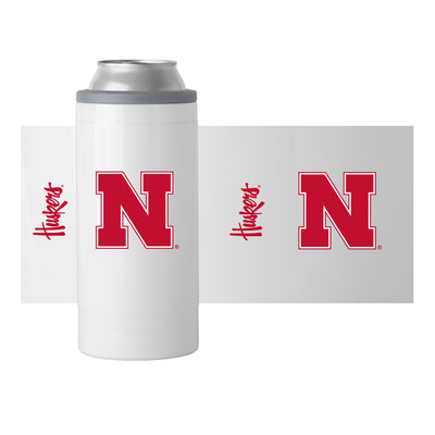 Nebraska Gameday 12 oz Slim Can Coolie