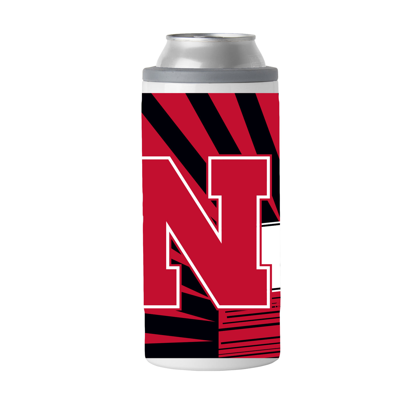 Nebraska 12oz Mascot Slim Can Coolie