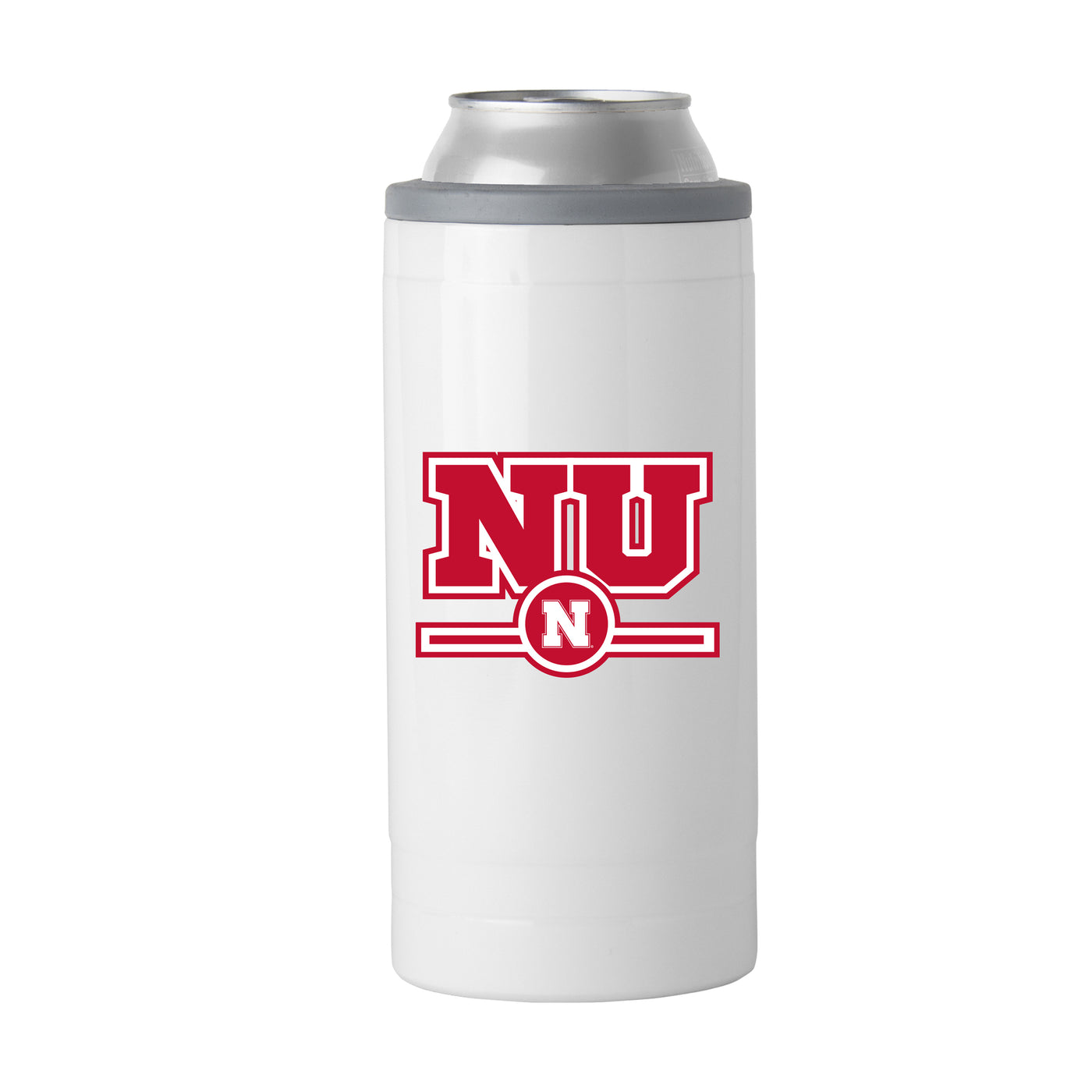 Nebraska Letterman 12 oz Slim Can Coolie