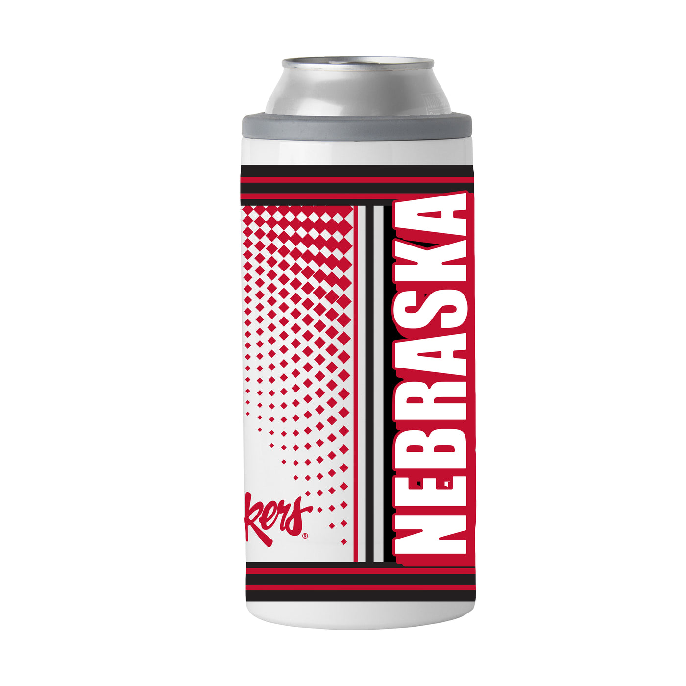 Nebraska 12oz Hero Slim Can Coolie