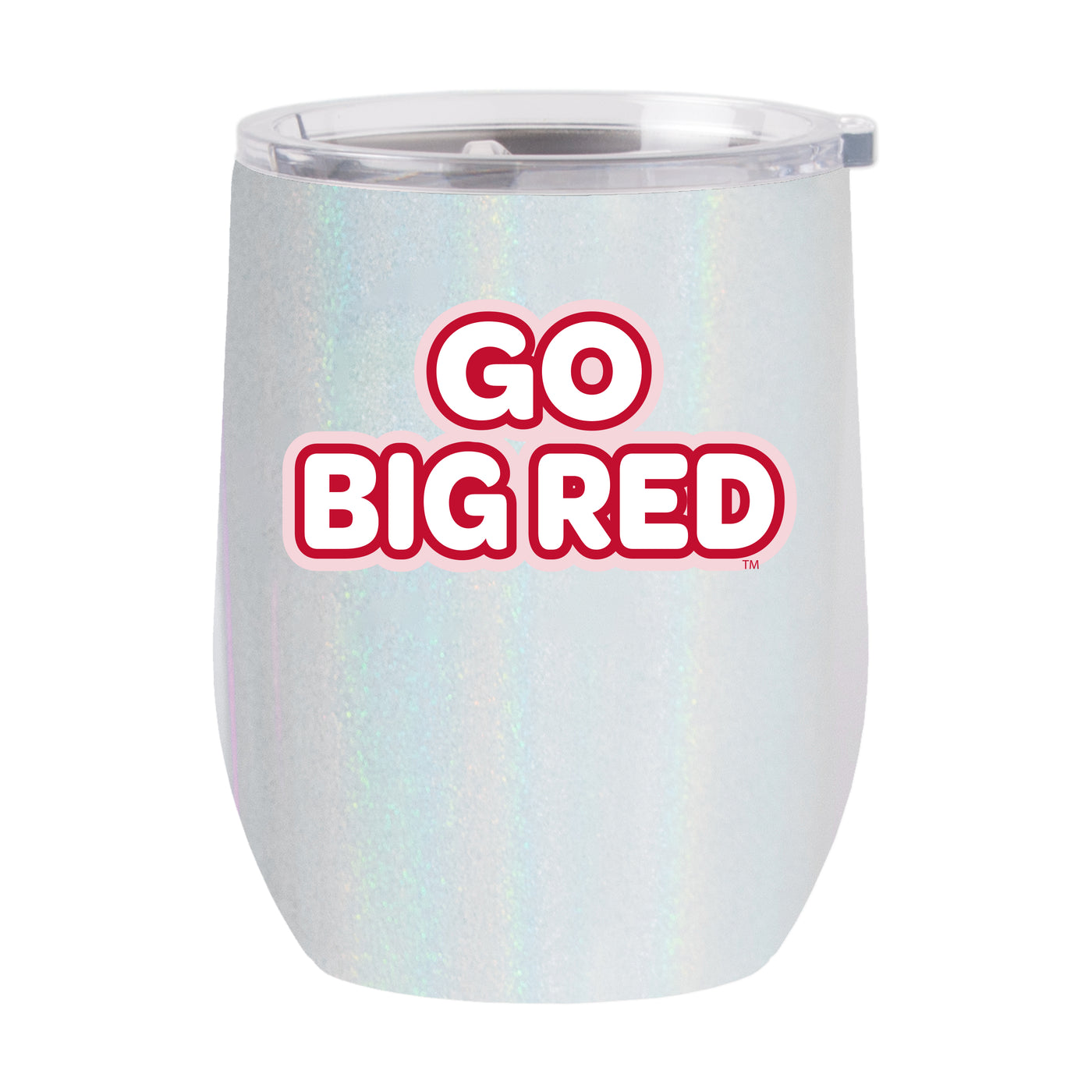 Nebraska 16oz Bubble Iridescent Curved Tumbler - Logo Brands